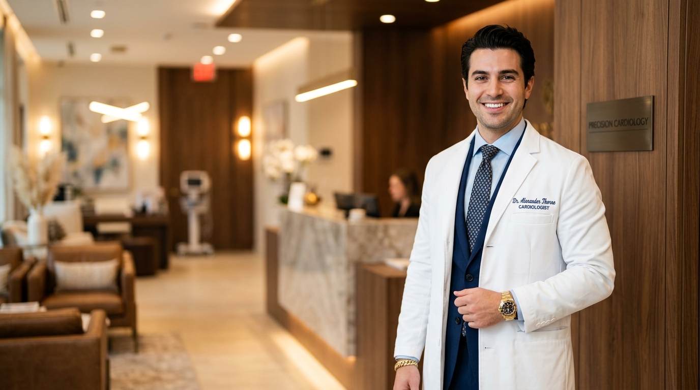 Médico utilizando o Iter Clinic